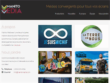 Tablet Screenshot of manitomedia.com